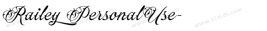 Railey PersonalUse字体转换
